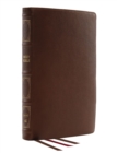 Image for NKJV, Reference Bible, Classic Verse-by-Verse, Center-Column, Genuine Leather, Brown, Red Letter, Comfort Print