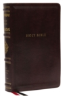 Image for NKJV, Personal Size Reference Bible, Sovereign Collection, Leathersoft, Brown, Red Letter, Thumb Indexed, Comfort Print