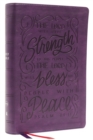 Image for NKJV, Giant Print Center-Column Reference Bible, Verse Art Cover Collection, Leathersoft, Purple, Red Letter, Comfort Print