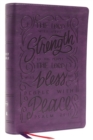 Image for NKJV, Giant Print Center-Column Reference Bible, Verse Art Cover Collection, Leathersoft, Purple, Thumb Indexed, Red Letter, Comfort Print
