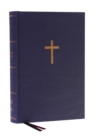Image for NKJV, Single-Column Wide-Margin Reference Bible, Cloth over Board, Blue, Red Letter, Comfort Print