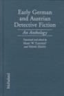 Image for Early German and Austrian Detective Fiction