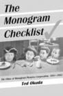 Image for The Monogram checklist  : the films of Monogram Pictures Corporation, 1931-1952