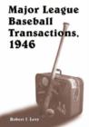 Image for Major league baseball transactions 1946