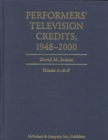 Image for Performers&#39; television credits, 1948-2000Vol. 1