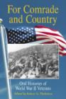 Image for For Comrade and Country : Oral Histories of World War II Veterans