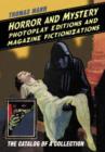 Image for Horror and mystery photoplay editions and magazine fictionalizations  : the catalog of a collection