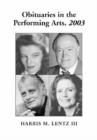 Image for Obituaries in the Performing Arts