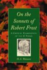 Image for On the Sonnets of Robert Frost