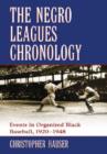 Image for The Negro Leagues Chronology