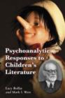Image for Psychoanalytic responses to children&#39;s literature