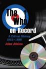 Image for The Who on record  : a critical history, 1963-1998