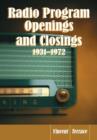 Image for Radio Program Openings and Closings, 1931-1972