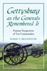 Image for Gettysburg as the Generals Remembered it : Postwar Perspectives of Ten Commanders