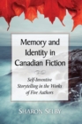 Image for Memory and Identity in Canadian Fiction