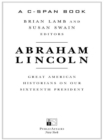 Image for Abraham Lincoln: Great American Historians on Our Sixteenth President