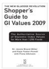 Image for New Glucose Revolution Shopper&#39;s Guide to GI Values 2009: The Authoritative Source of Glycemic Index Values for More than 1,250 Foods