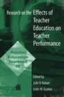 Image for Research on the Effects of Teacher Education on Teacher Performance