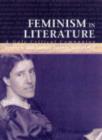 Image for Feminism in Literature : A Gale Critical Companion