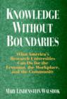 Image for Knowledge without Boundaries