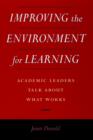 Image for Improving the Environment for Learning