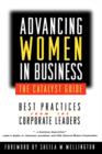 Image for Advancing women in business  : the Catalyst guide