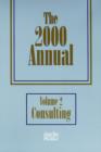 Image for The 2000 annual  : developing human resourcesVol. 2: Consulting