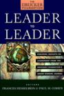 Image for Leader to Leader : Enduring Insights on Leadership from the Drucker Foundation&#39;s Award-Winning Journal