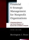 Image for Financial and Strategic Management for Nonprofit Organizations