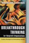 Image for Breakthrough thinking for nonprofit organizations