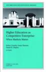 Image for Higher Education as Competetive Enterprise: When Markets Matter