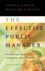 Image for The effective public manager