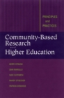Image for Community-based research and higher education  : principles and practices