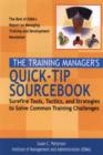 Image for The Training Manager&#39;s Quick-Tip Sourcebook