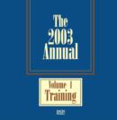 Image for The 2003 Annual : v. 1 : Training