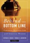 Image for Behind the bottom line  : powering business life with spiritual wisdom