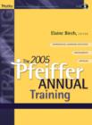 Image for The 2005 Pfeiffer Annual: Training