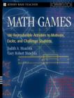 Image for Math games  : 180 reproducible activities to motivate, excite and challenge students, grades 9-12