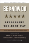 Image for Be, know, do  : leadership the Army way, adapted from the official Army leadership manual