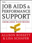 Image for Job Aids and Performance Support