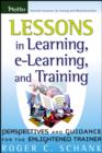 Image for Lessons in Learning, e-Learning, and Training