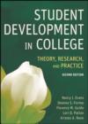 Image for Student development in college  : theory, research, and practice