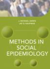 Image for Methods in Social Epidemiology : Research Design and Methods