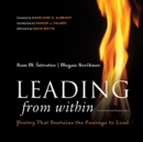 Image for Leading from within  : poetry that sustains the courage to lead