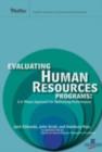 Image for Evaluating human resources programs: a 6-phase approach for optimizing performance