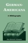 Image for German Americana : A Bibliography