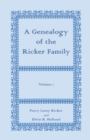 Image for A Genealogy of the Ricker Family, Volume 1