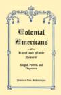 Image for Colonial Americans of Royal &amp; Noble Descent