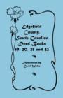 Image for Edgefield County, South Carolina : Deed Books 19, 20, 21, &amp; 22