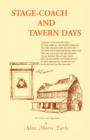 Image for Stage-Coach and Tavern Days